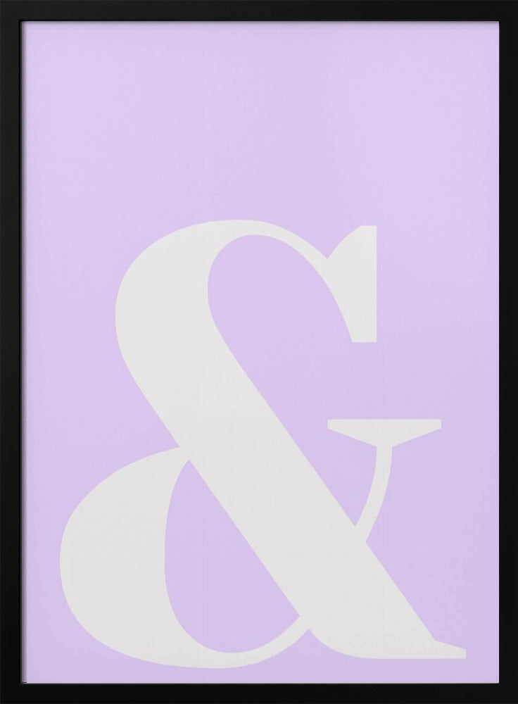 Lavender Ampersand | Poster