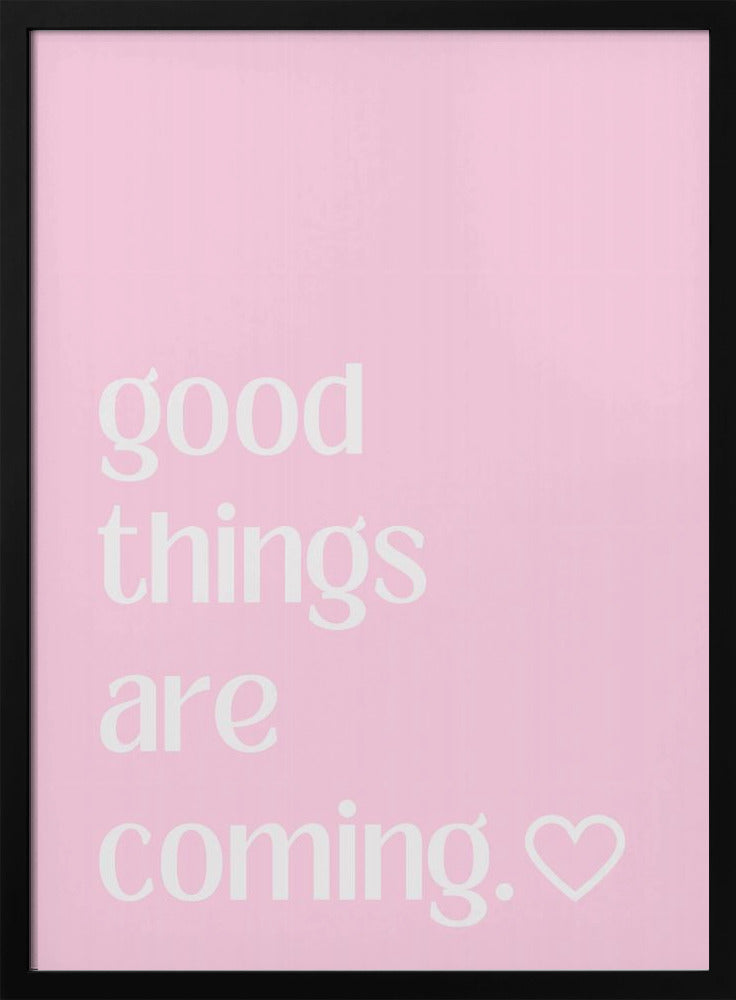 Hoffnungsvolle rosa Brise | Poster