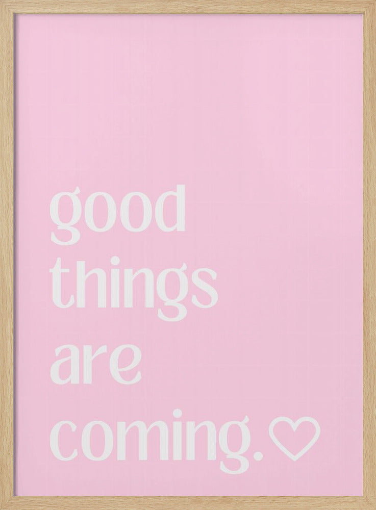 Hoffnungsvolle rosa Brise | Poster
