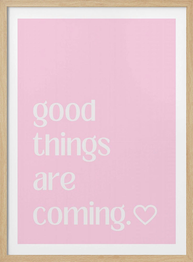 Hoffnungsvolle rosa Brise | Poster