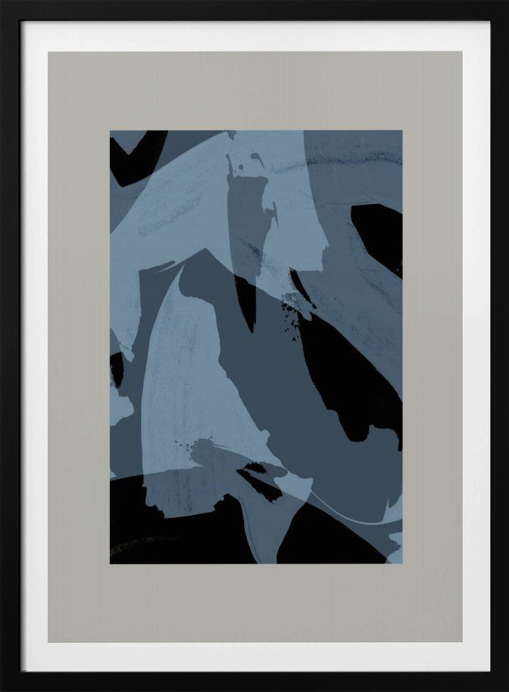 Abstrakte Pinselstriche 60Y | Poster