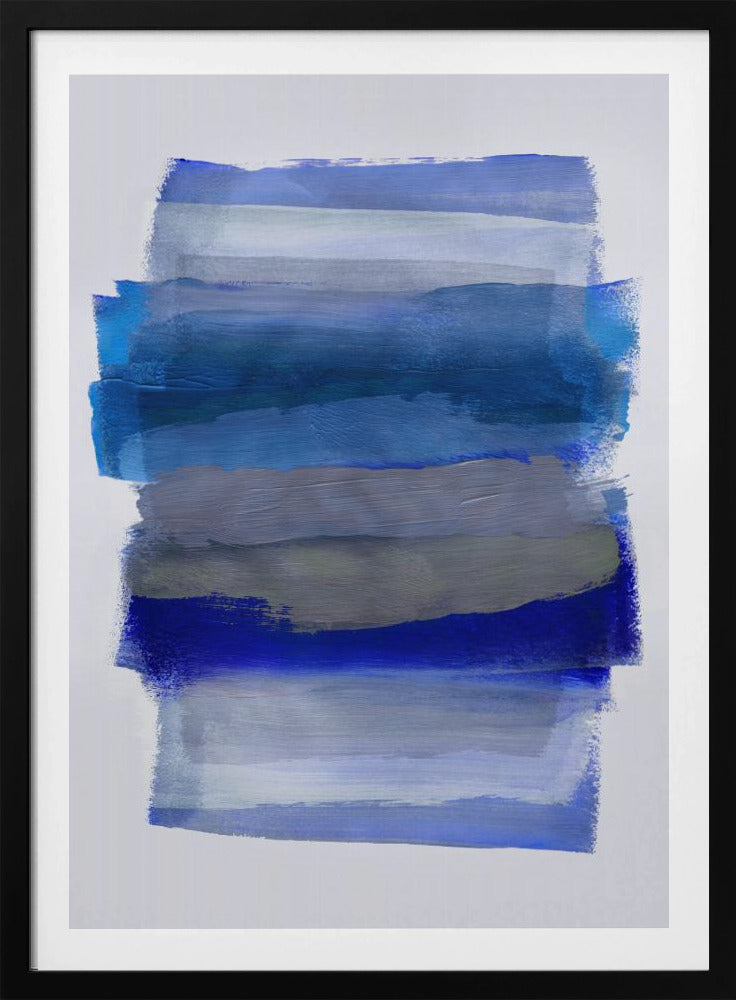 Abstract Brush Strokes 45Y | Poster