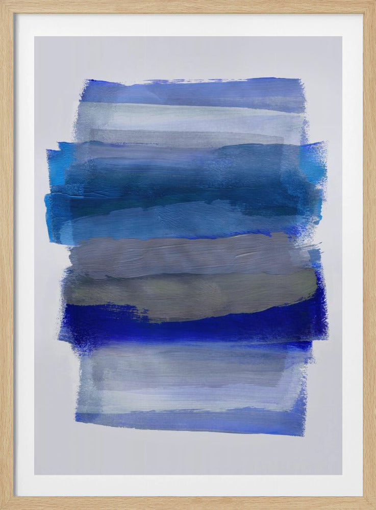 Abstract Brush Strokes 45Y | Poster