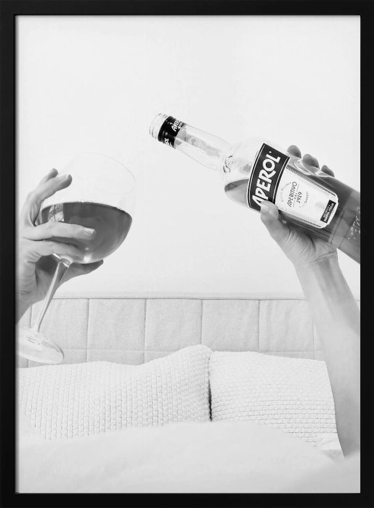 Aperol im Bett | Poster