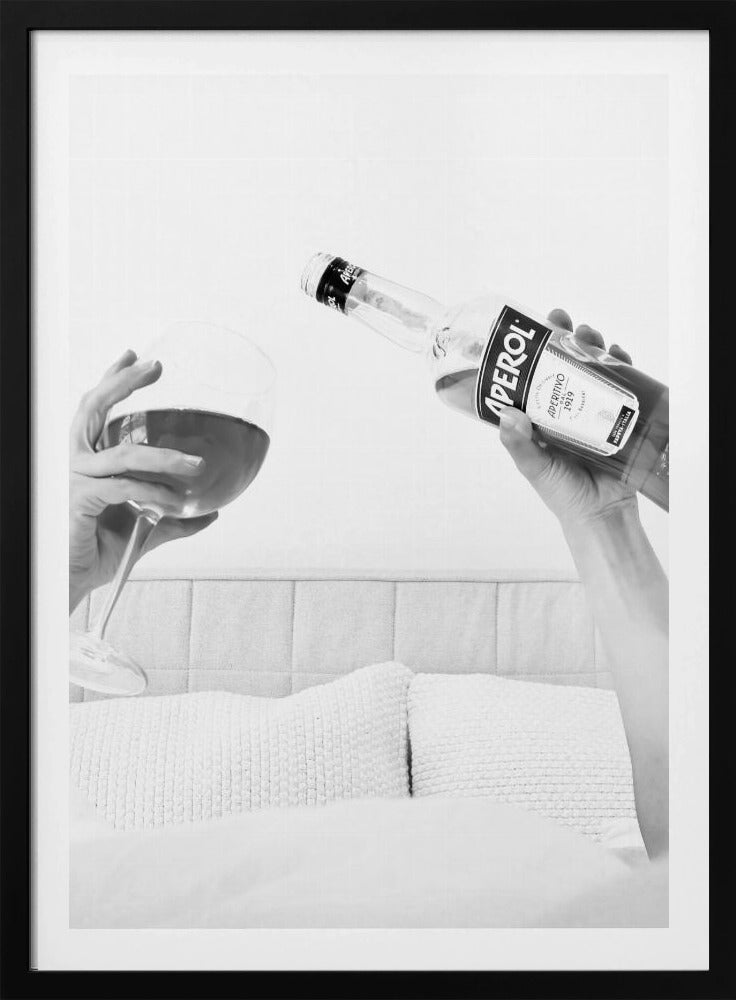 Aperol im Bett | Poster