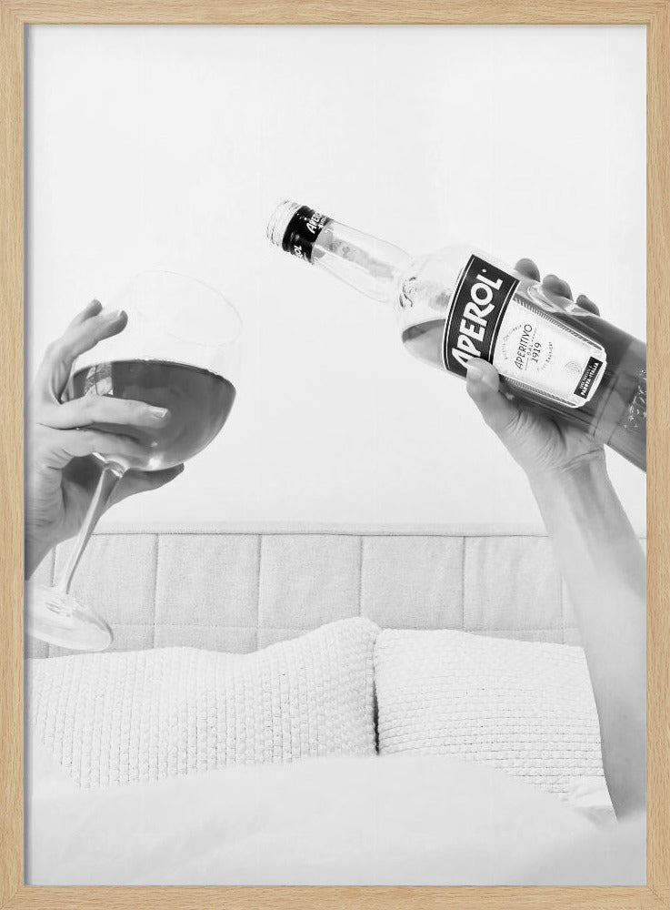 Aperol im Bett | Poster