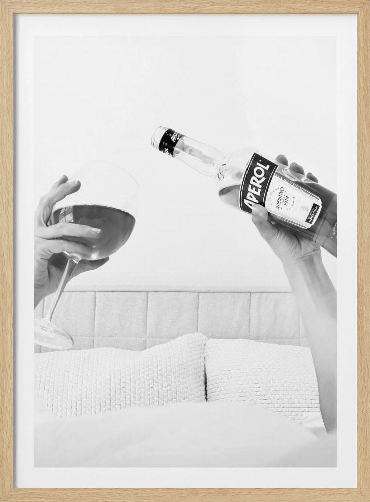 Aperol im Bett | Poster