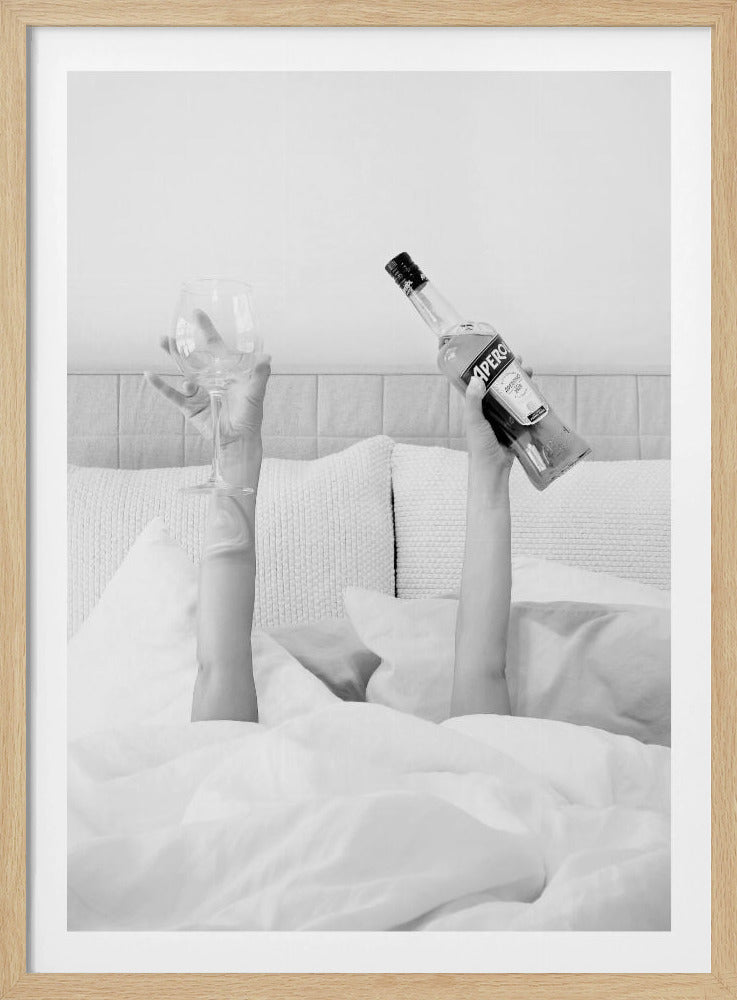 Aperol im Bett | Poster