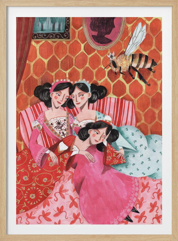 Die Bienenkönigin und rosa Prinzessinnen | Poster