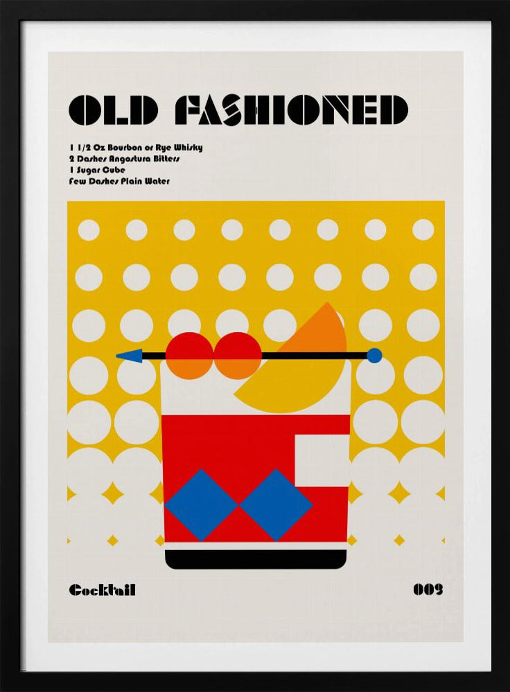 Altmodischer Bauhaus-Cocktail | Poster