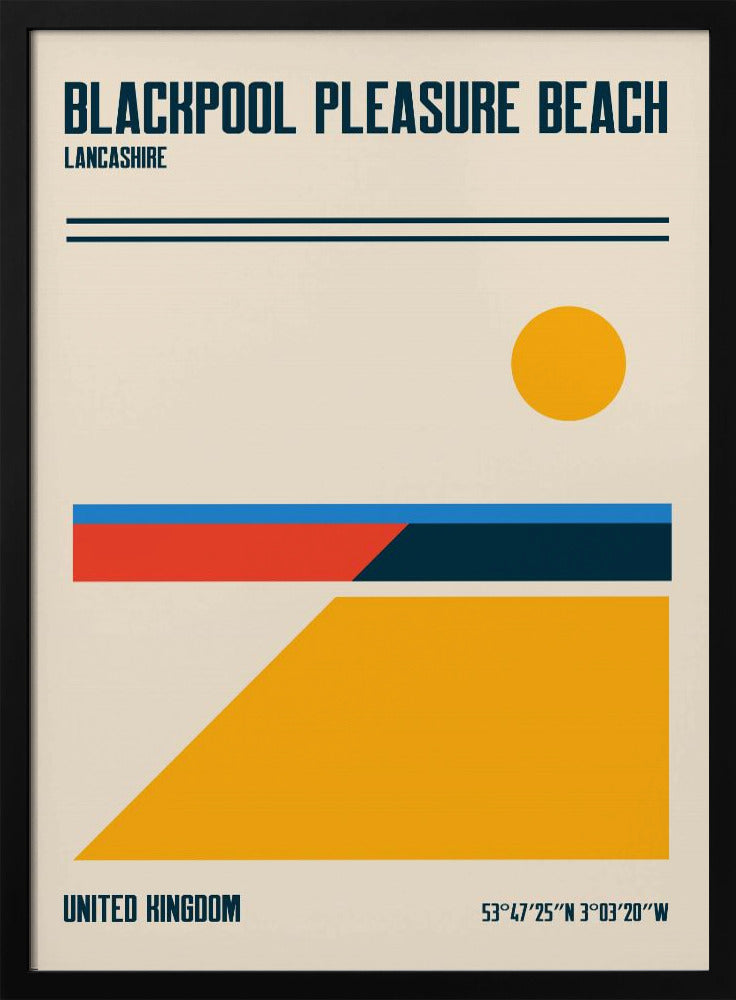 Blackpool Pleasure Beach Reiseposter | Poster