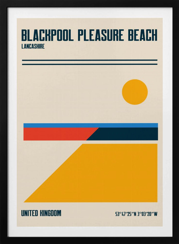 Blackpool Pleasure Beach Reiseposter | Poster