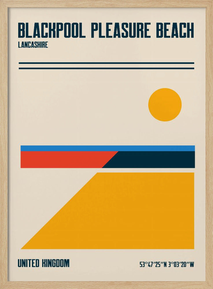 Blackpool Pleasure Beach Reiseposter | Poster