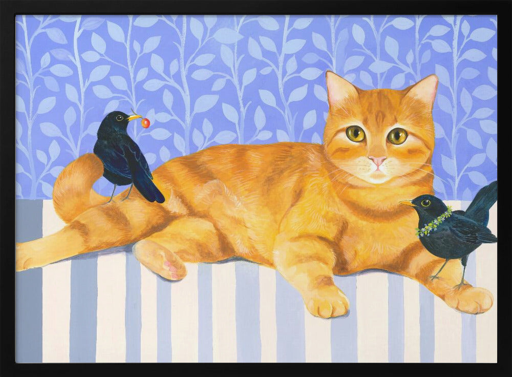 Relaxed Orange Tabby Cat | Poster