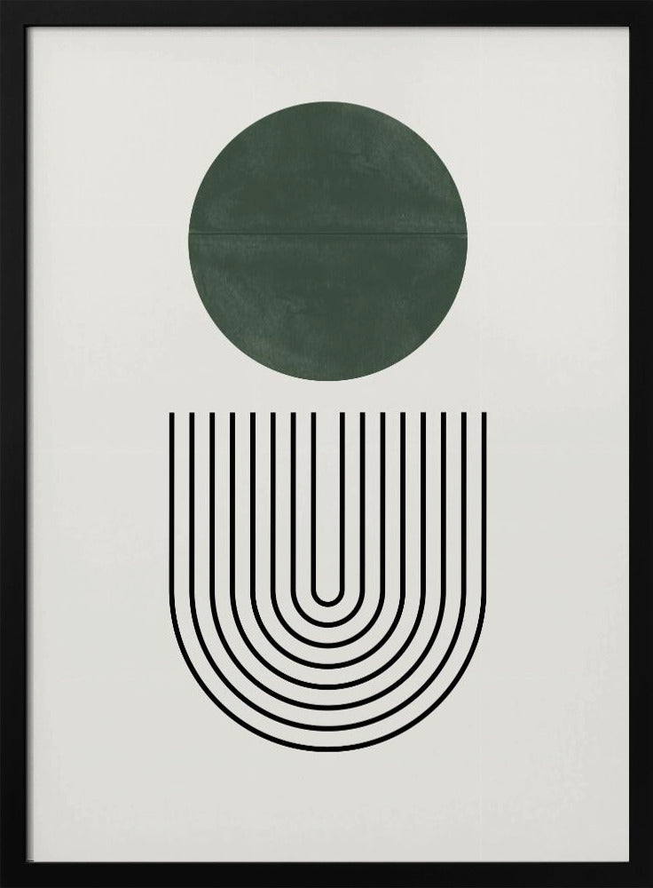 Kreis und Linien | Poster