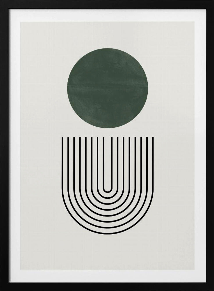 Kreis und Linien | Poster