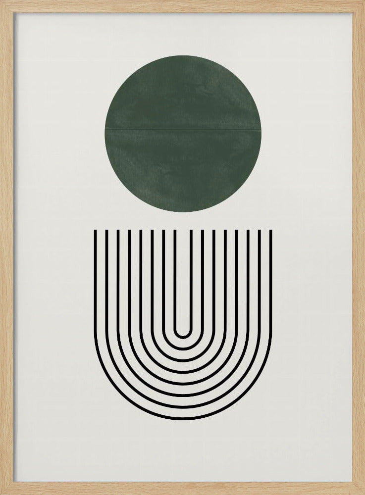 Kreis und Linien | Poster