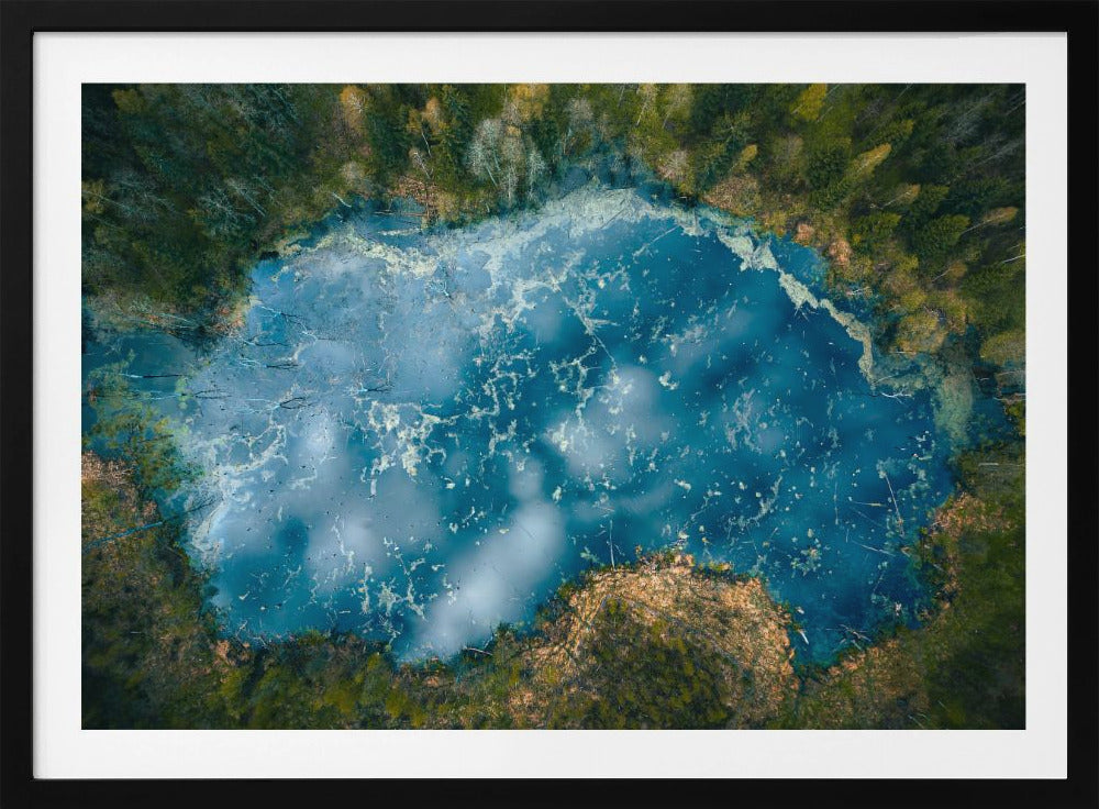 Wolken im Spiegel | Poster
