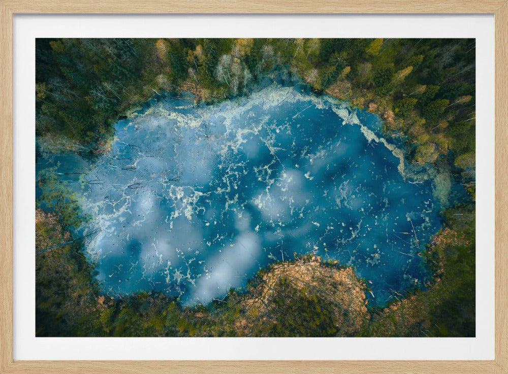 Wolken im Spiegel | Poster
