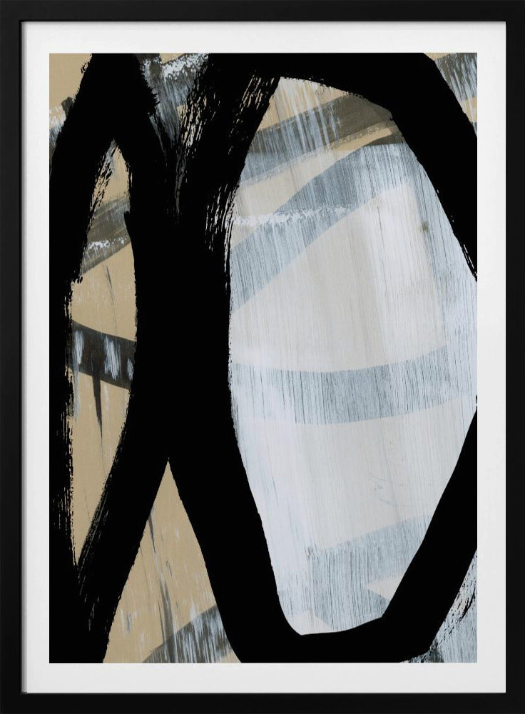 Fettes Schwarz auf Weiß Nr. 1 | Poster