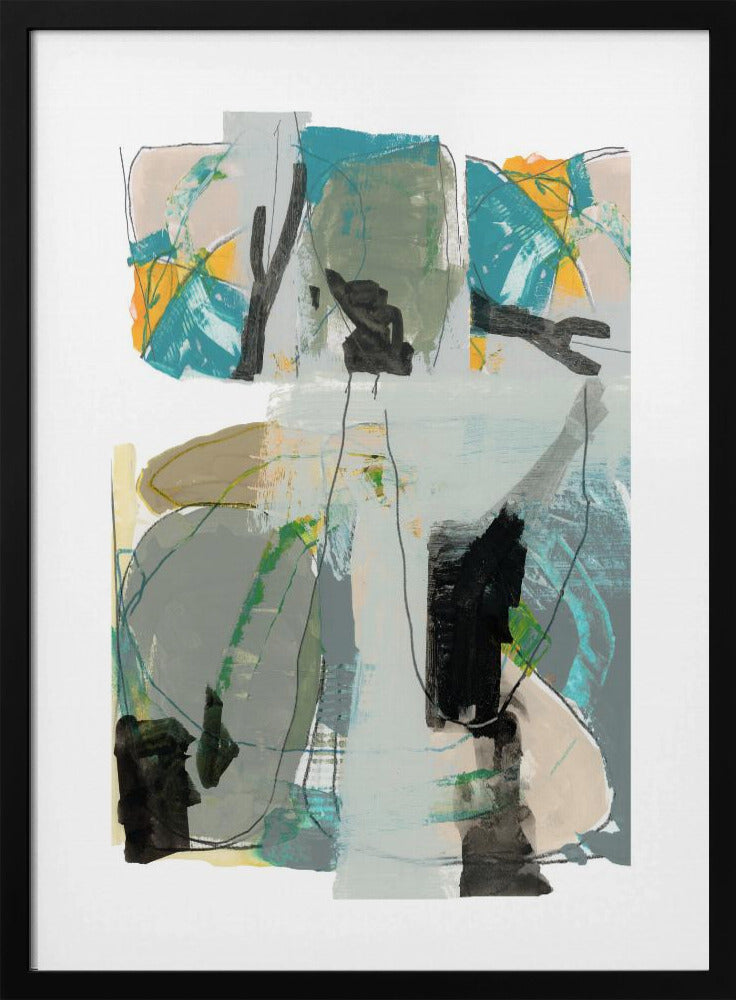 Contemporary Green No3 | Poster