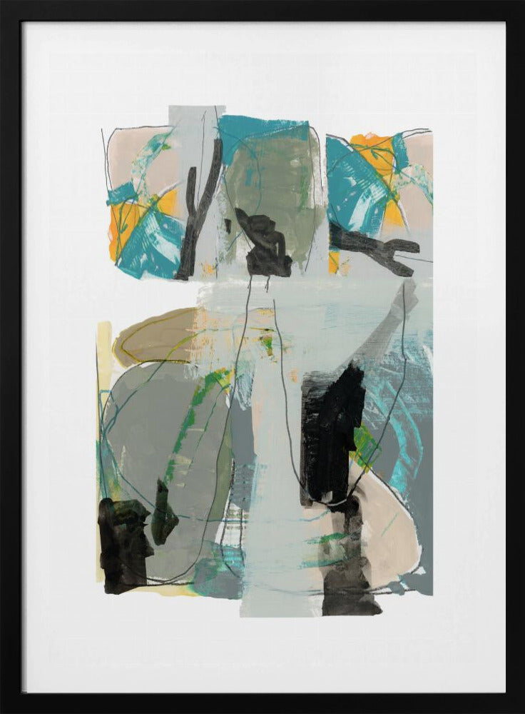 Contemporary Green No3 | Poster