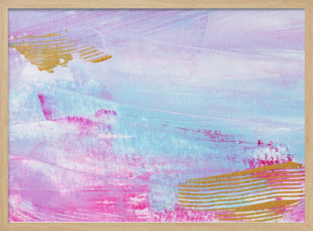 Bunte Striche Horizontal | Poster