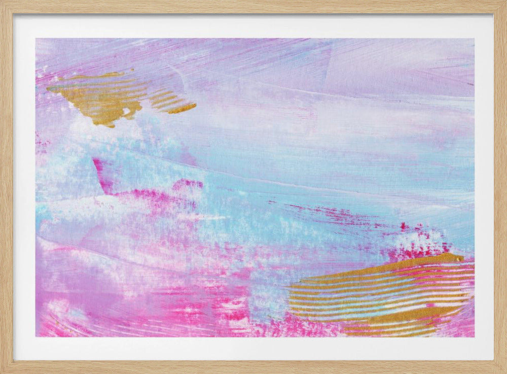 Bunte Striche Horizontal | Poster