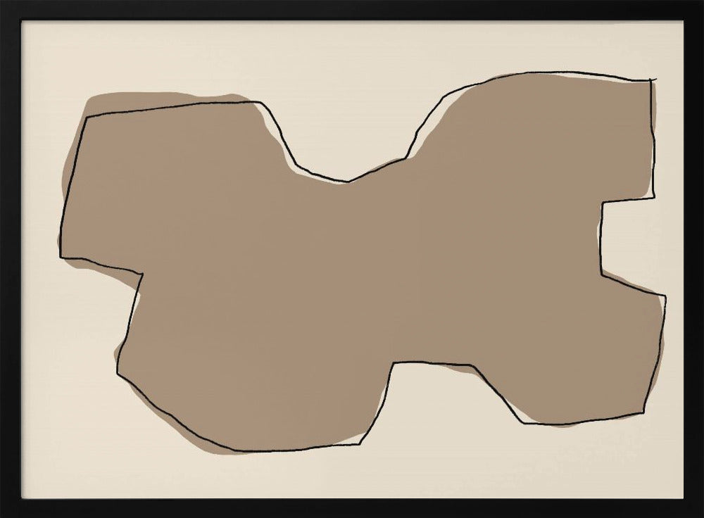 Abstrakte Sandlandschaft | Poster