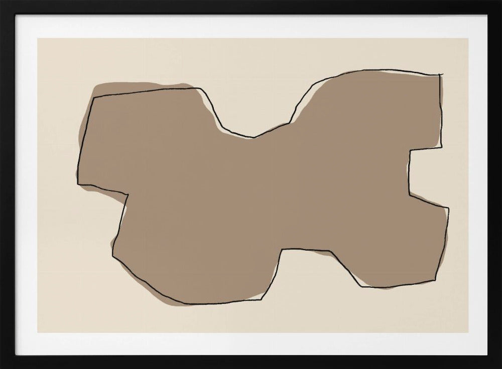 Abstrakte Sandlandschaft | Poster