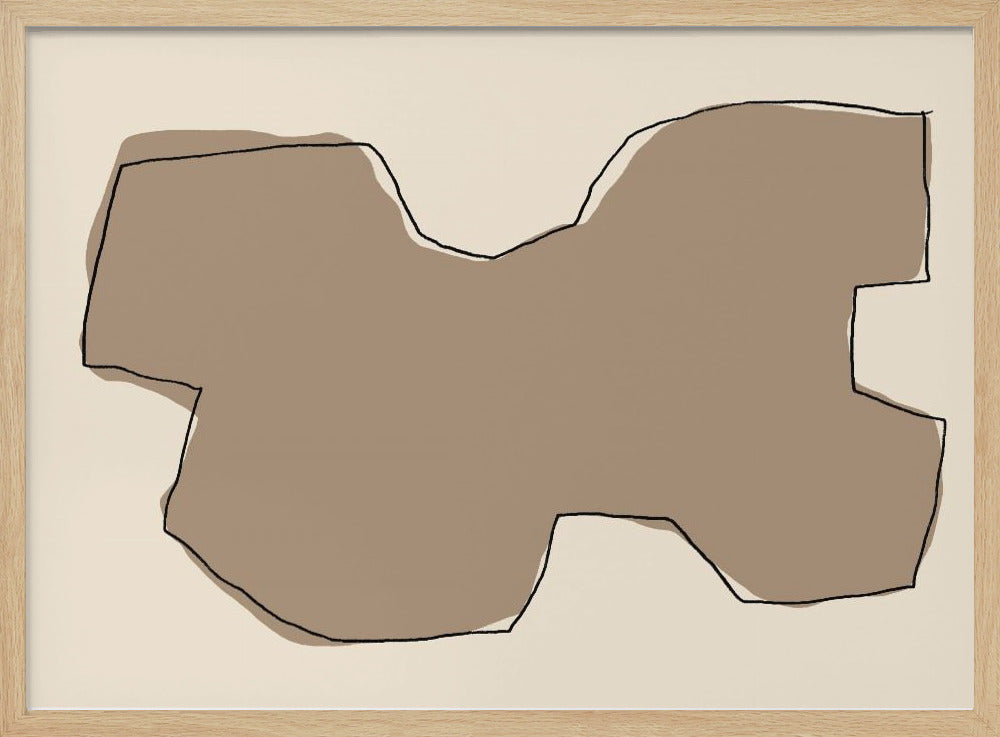 Abstrakte Sandlandschaft | Poster