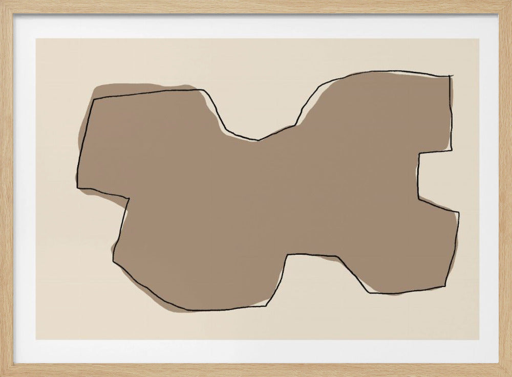 Abstrakte Sandlandschaft | Poster