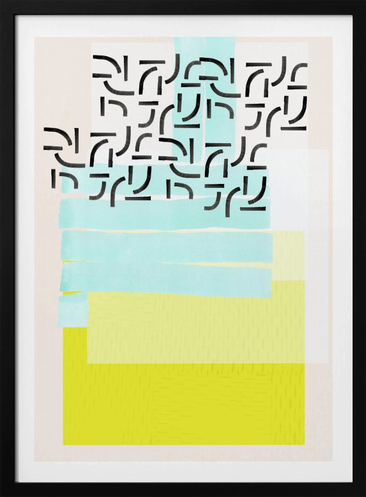 Pastellmuster-Collage 3 | Poster