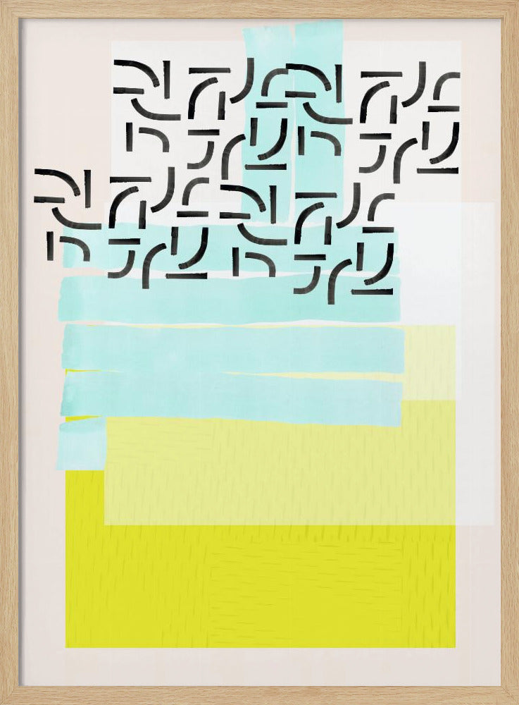 Pastellmuster-Collage 3 | Poster