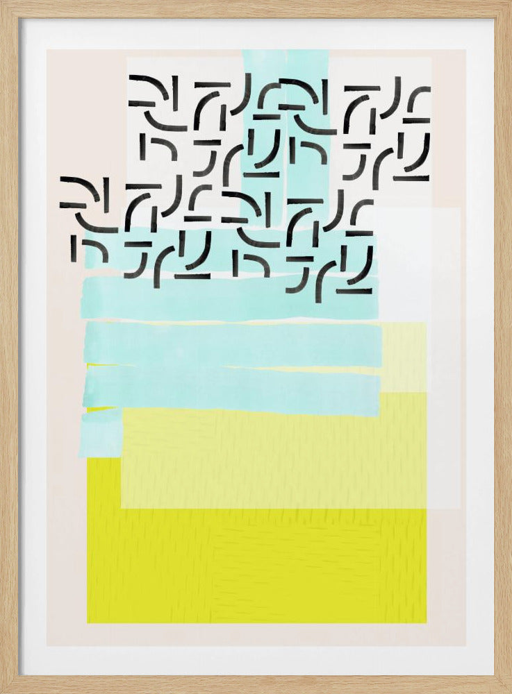 Pastellmuster-Collage 3 | Poster