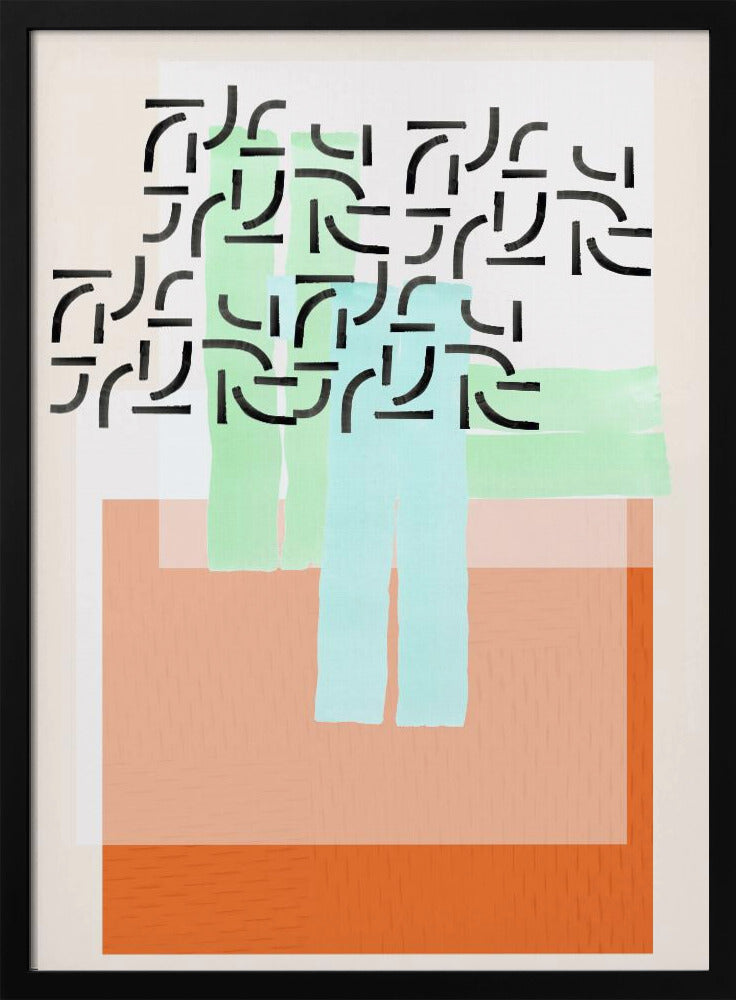 Pastellmuster-Collage 2 | Poster