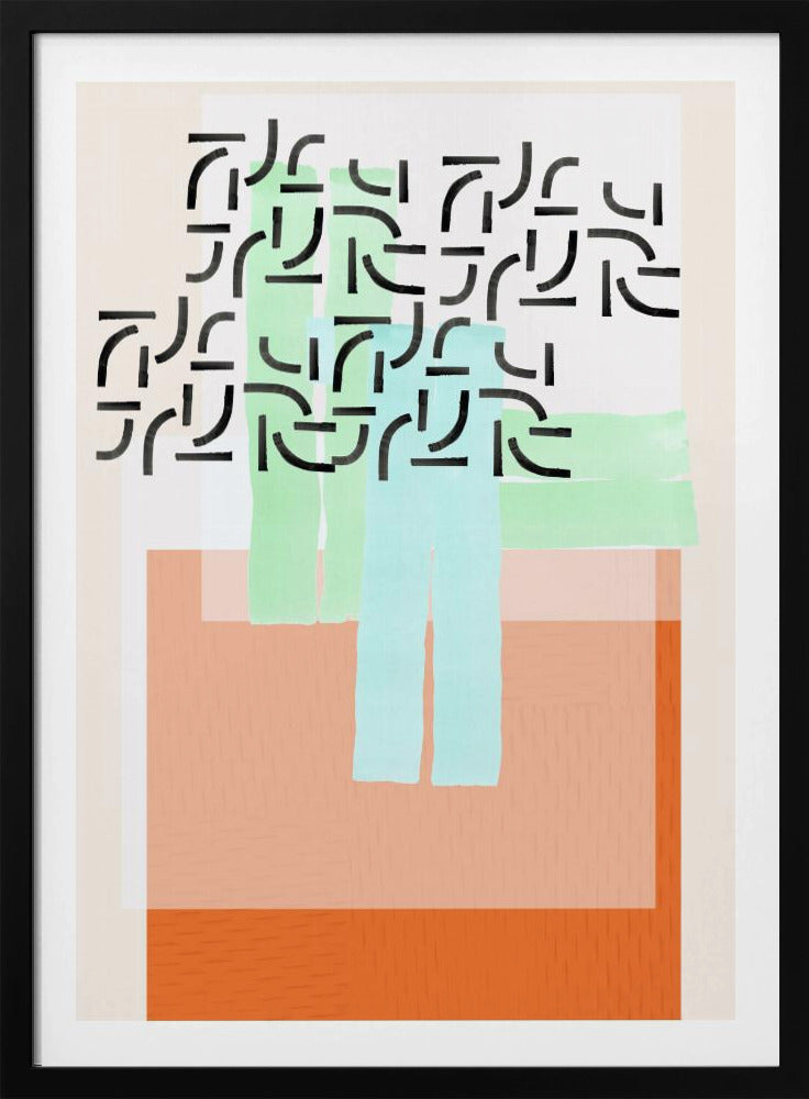Pastellmuster-Collage 2 | Poster
