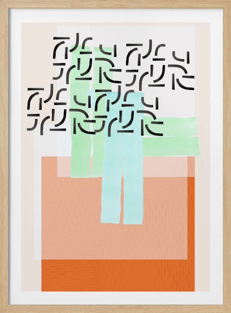 Pastellmuster-Collage 2 | Poster