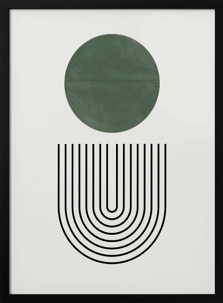 Kreise und Linien | Poster