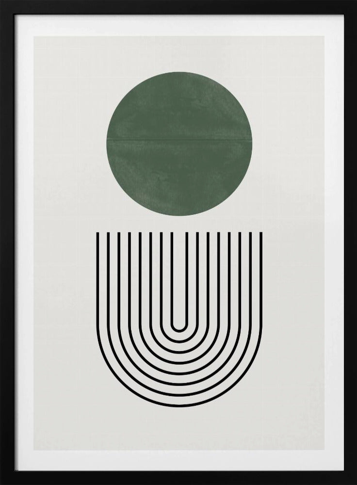 Kreise und Linien | Poster