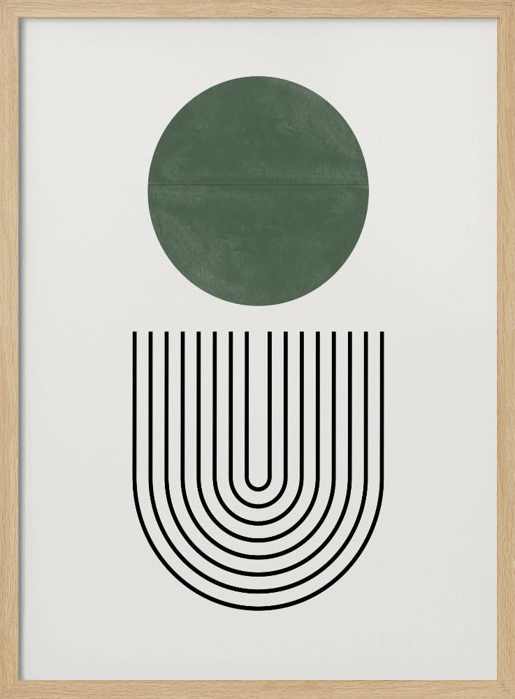 Kreise und Linien | Poster