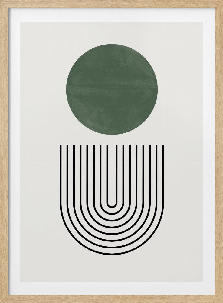 Kreise und Linien | Poster