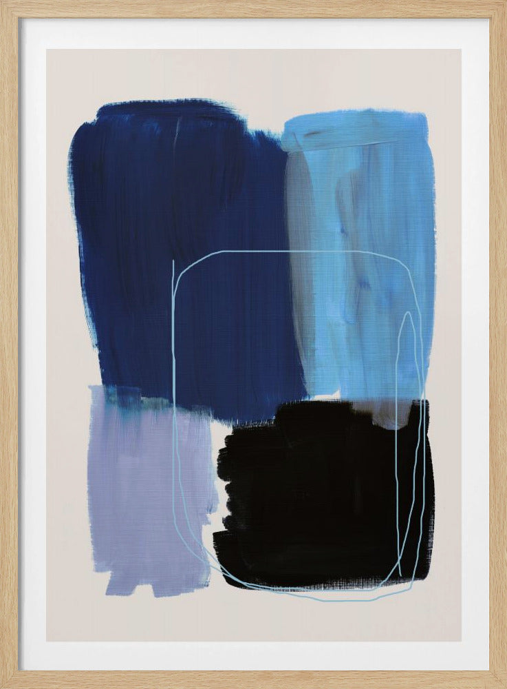 Abstract Brush Strokes 120x | Poster