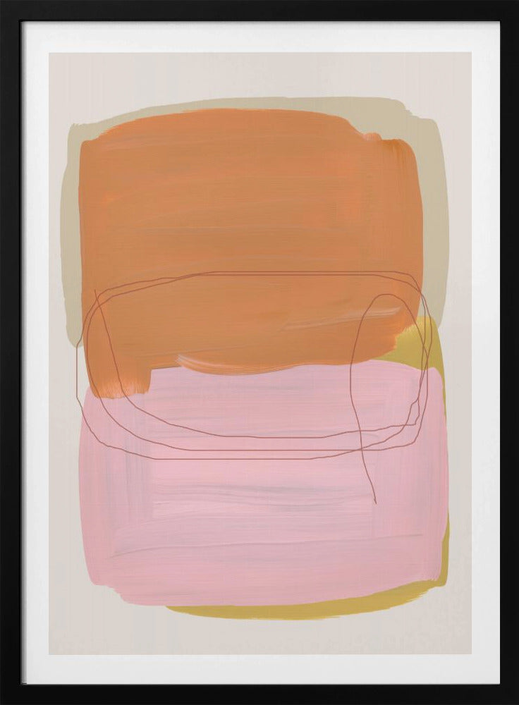 Abstract Brush Strokes 121 | Poster