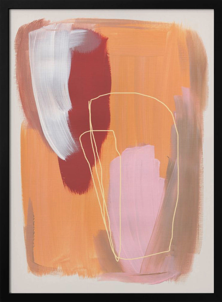 Abstract Brush Strokes 125 | Poster