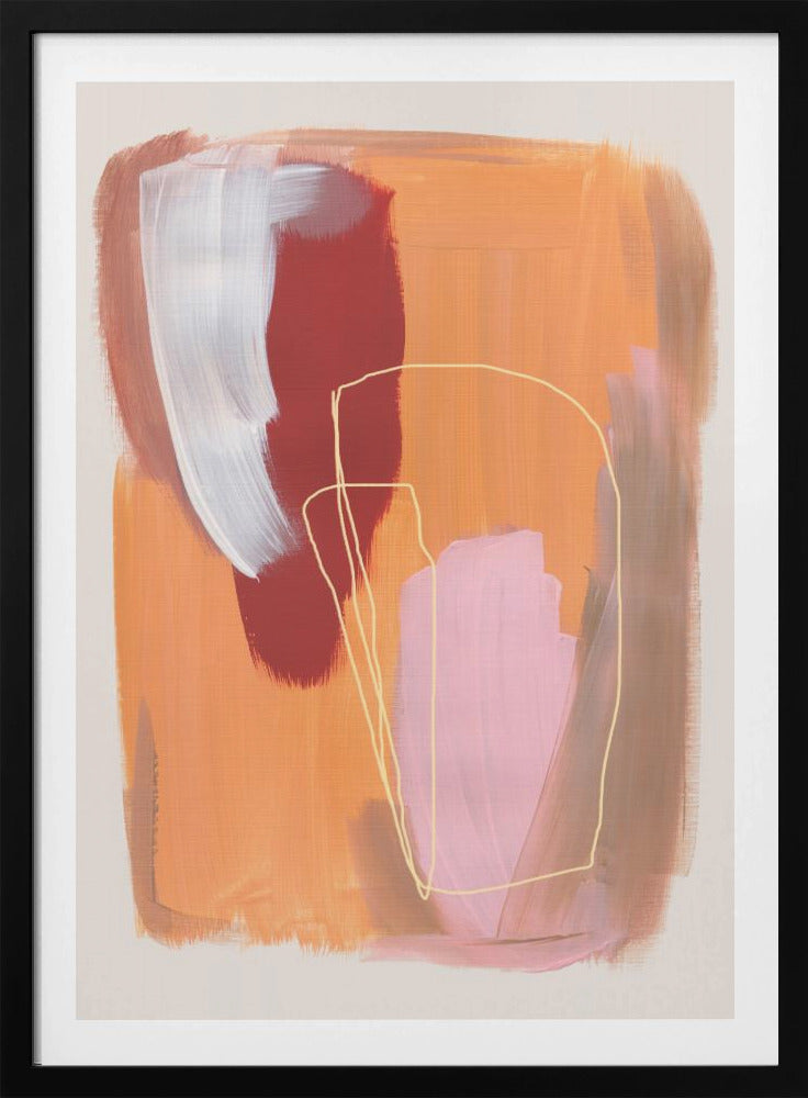 Abstract Brush Strokes 125 | Poster
