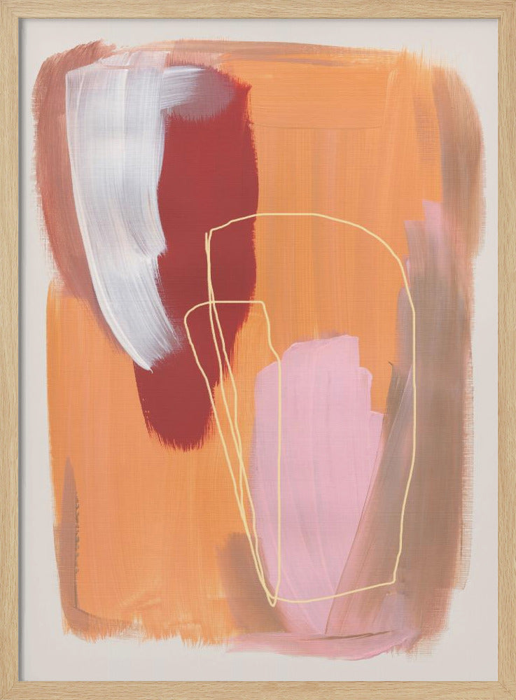 Abstract Brush Strokes 125 | Poster