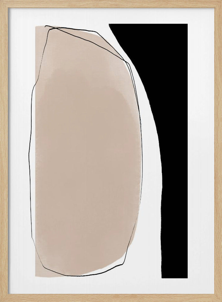 Balance zwischen Kante und Dunst | Poster