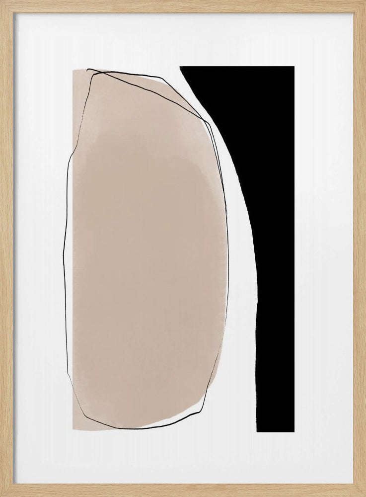 Balance zwischen Kante und Dunst | Poster