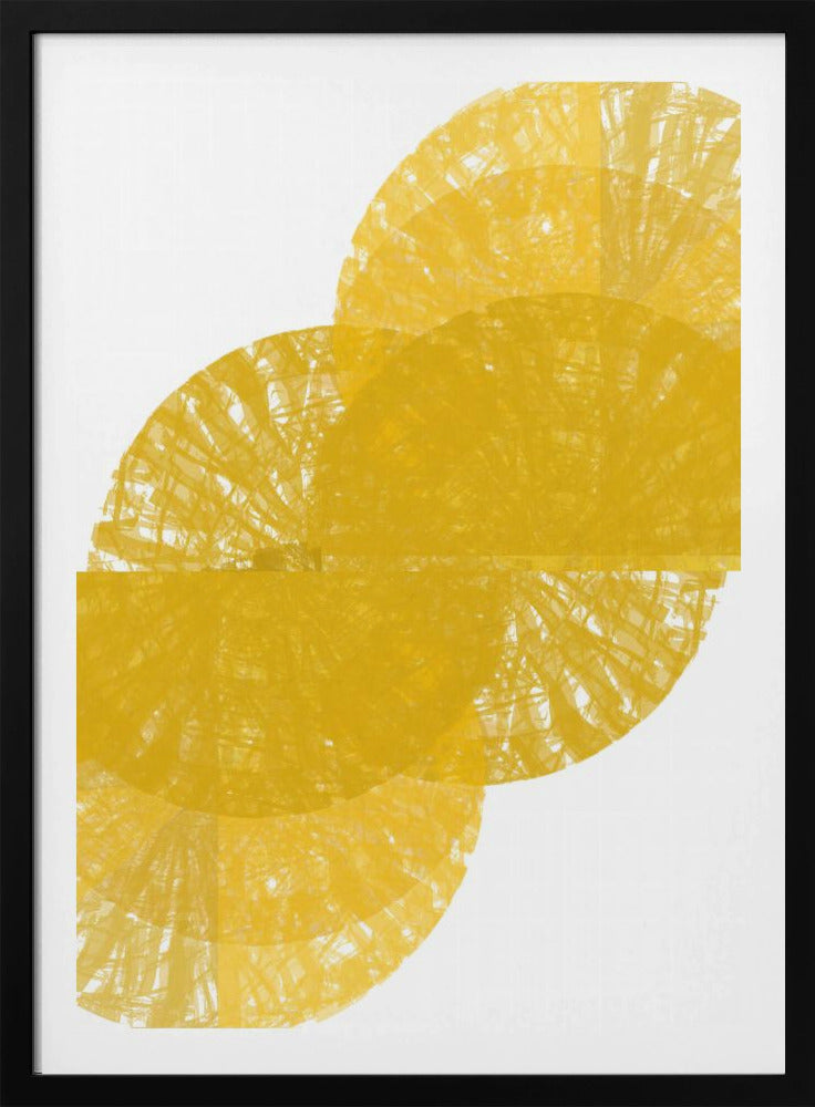 Gelbe Kreis-Fans 1 | Poster